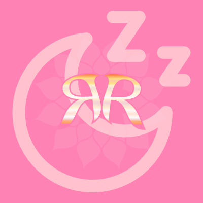 Good sleep habits can increase life expectancy by 2-5 years.  Rose Tint Your Life logo with a half moon and two zz's representing sleep.